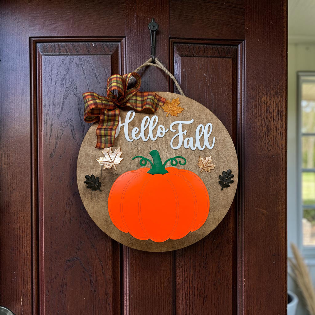 Hello Fall Door Hanger