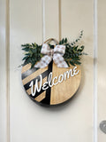 Stripped Welcome Door Hanger
