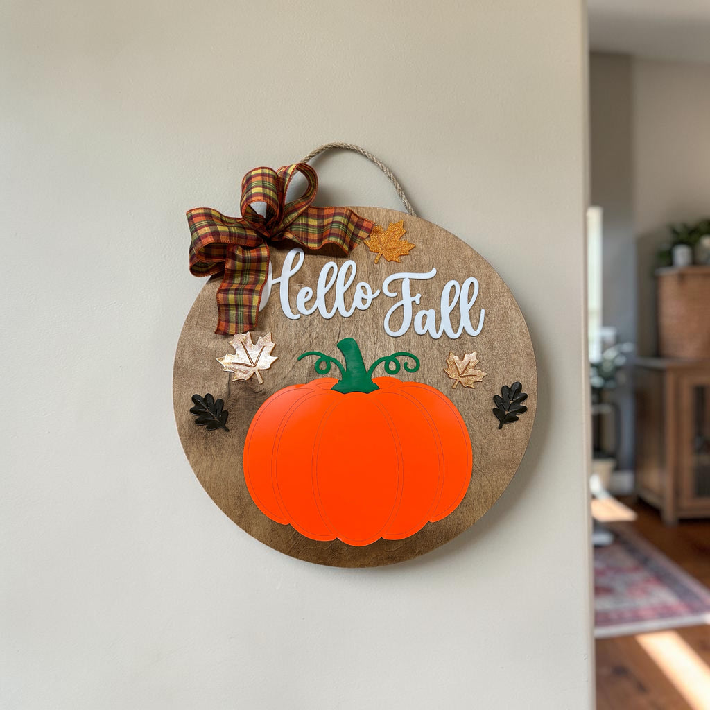 Hello Fall Door Hanger