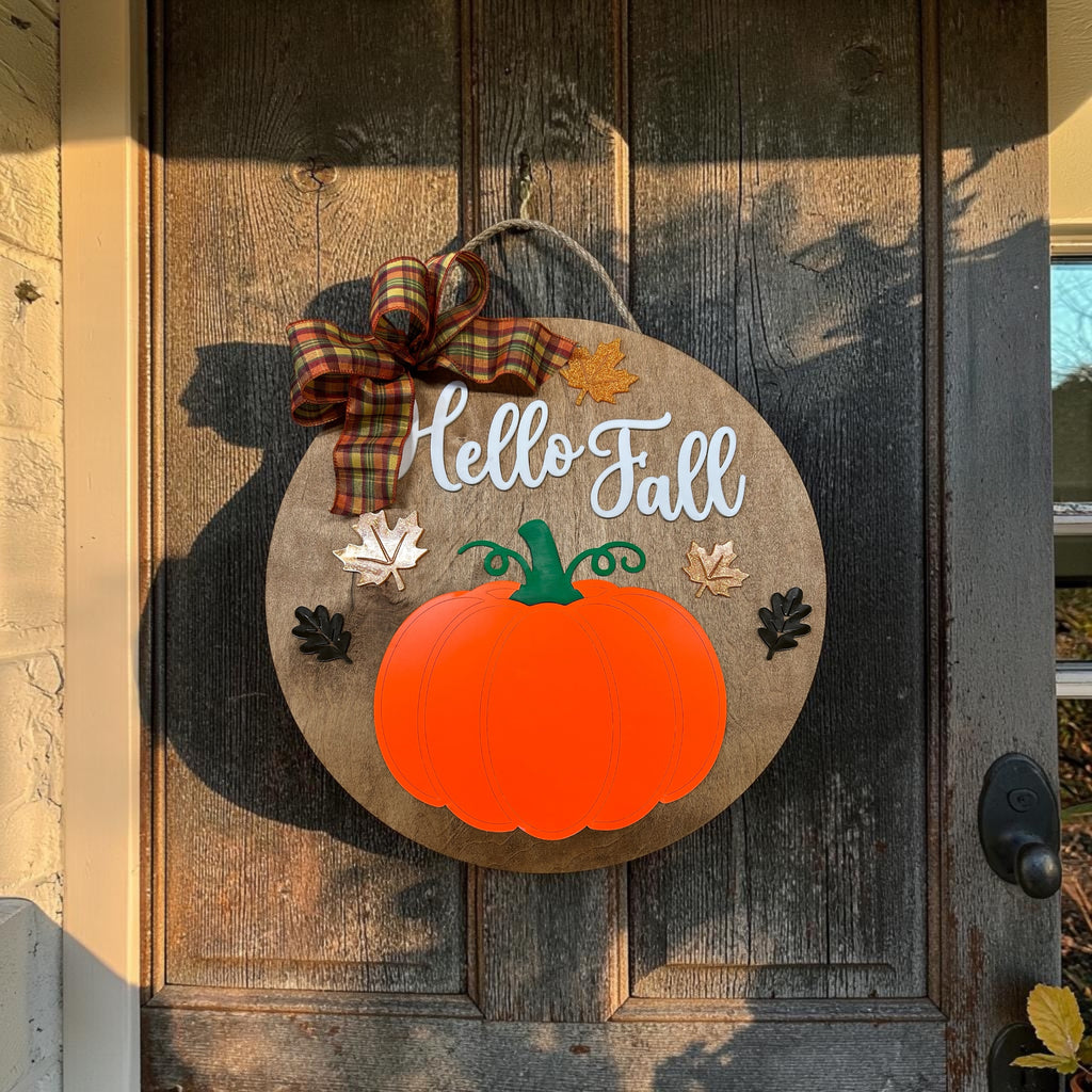 Hello Fall Door Hanger