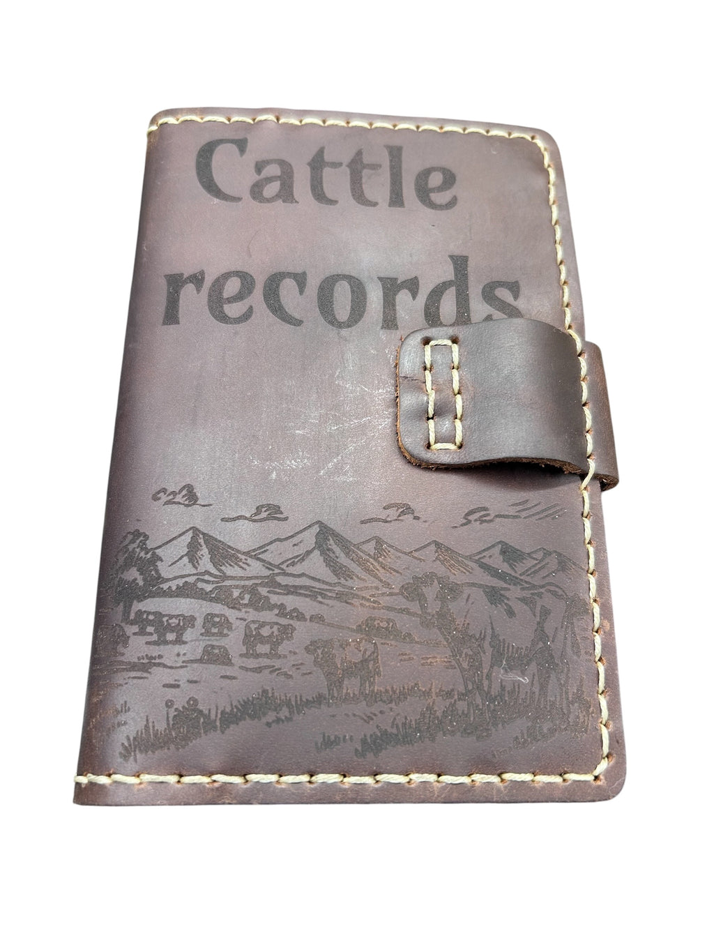 Custom Laser-Engraved Leather Field Notebook