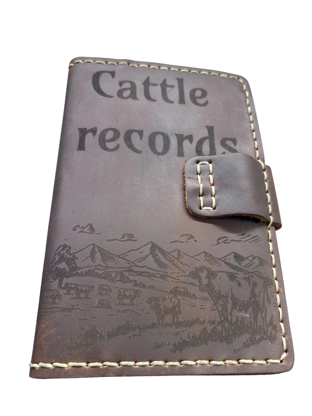 Custom Laser-Engraved Leather Field Notebook
