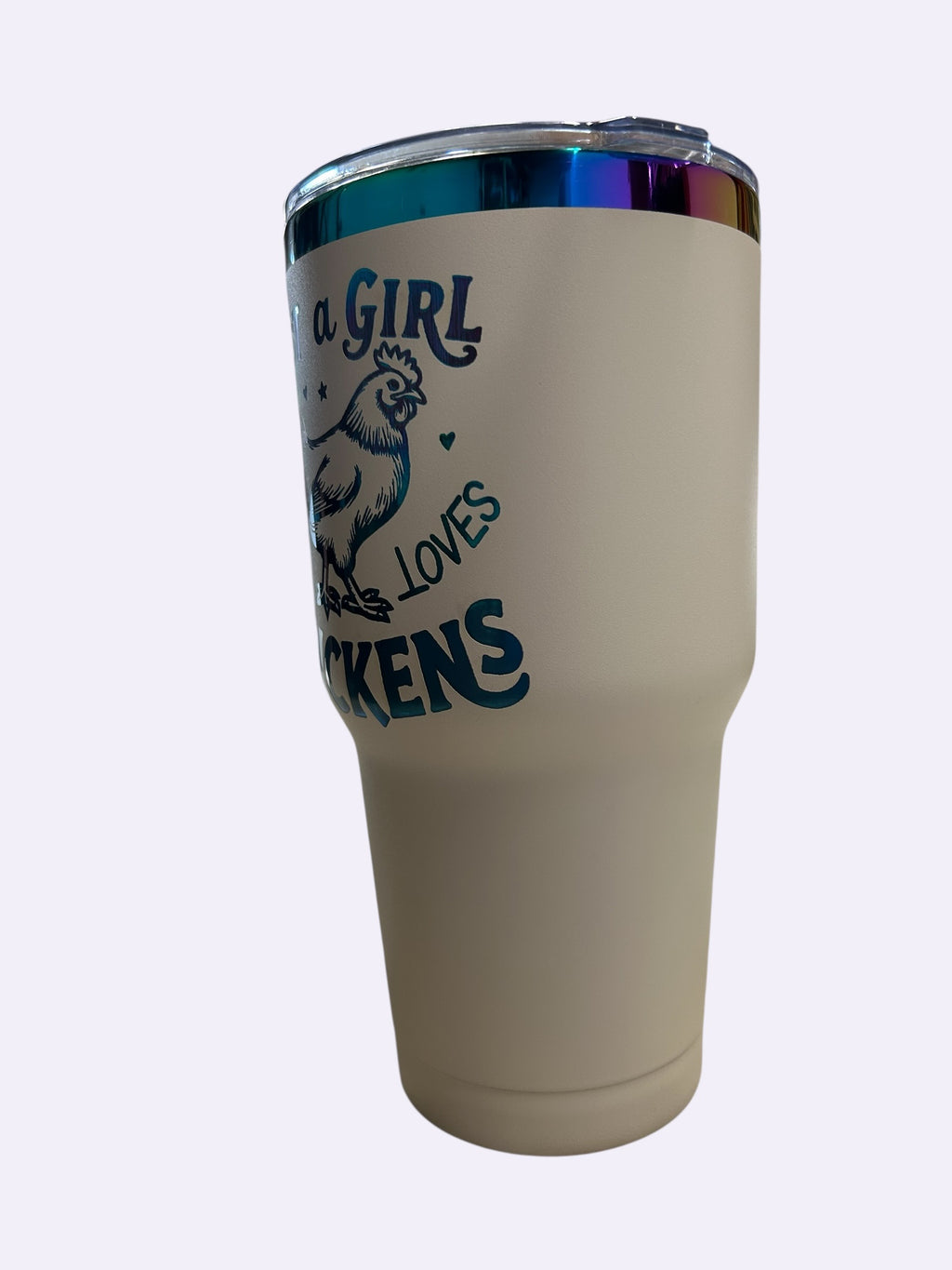 Rainbow Plated Tumbler – 30oz
