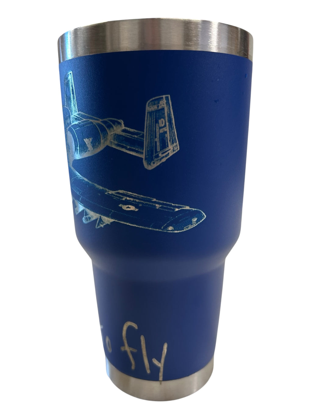 Custom Laser-Engraved Stainless Steel 30oz Tumbler