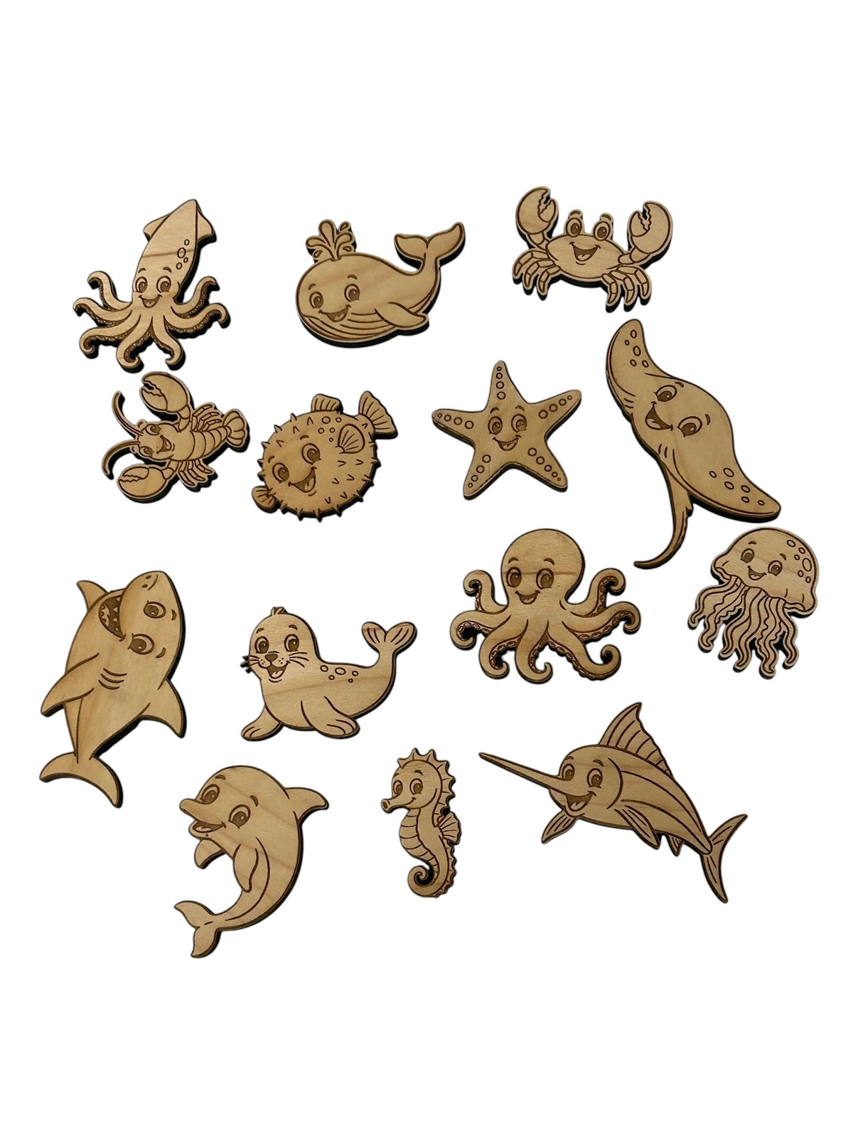 Marine Life puzzle on a cozy white blanket lifestyle shot