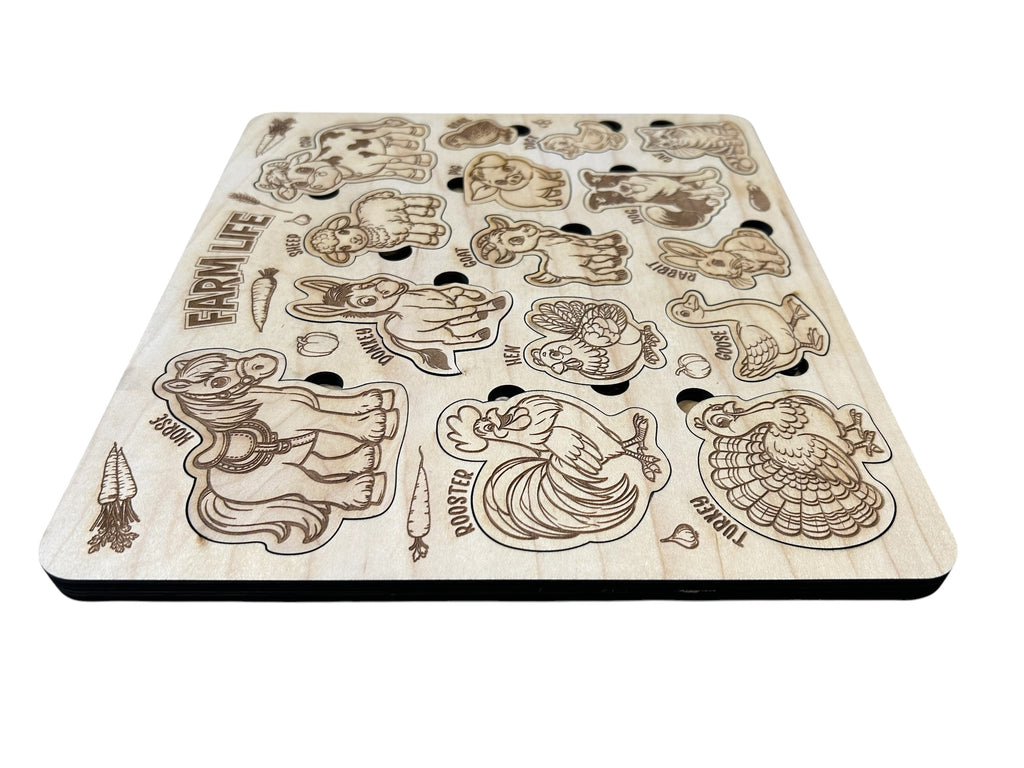 Farm Life Wooden Puzzle