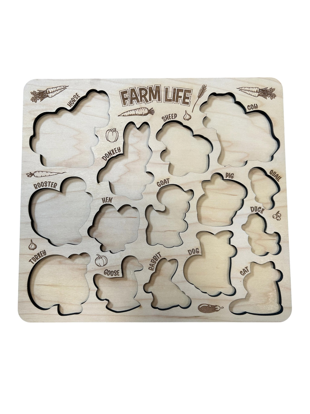 Farm Life Wooden Puzzle