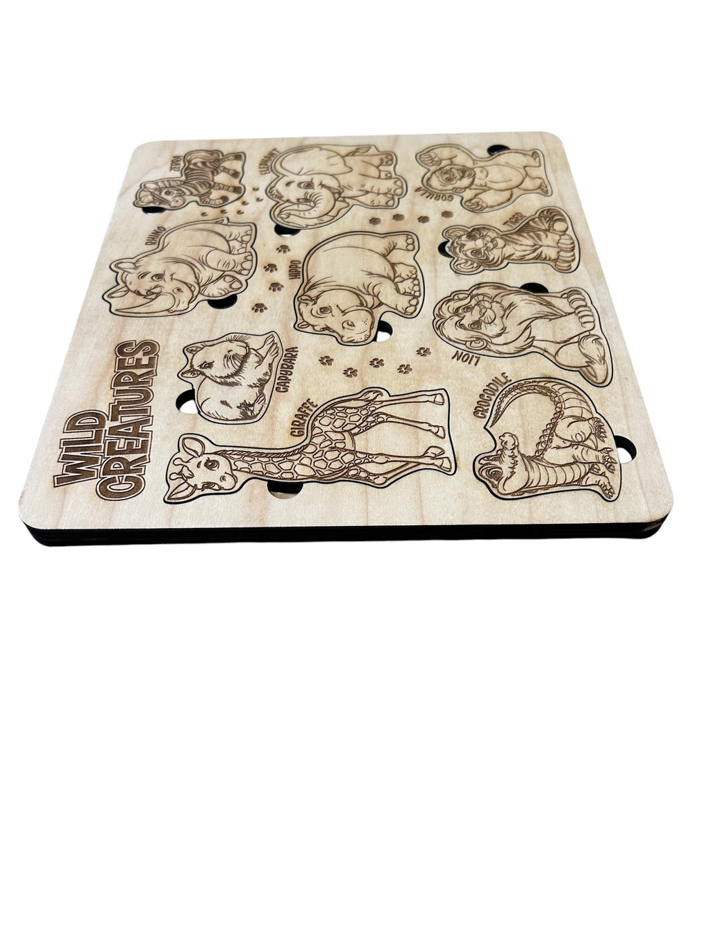 Wild Creatures Wooden Puzzle