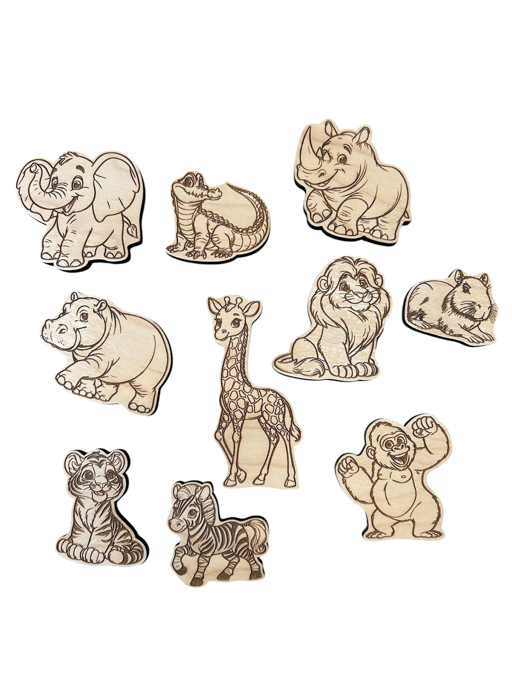 Wild Creatures Wooden Puzzle