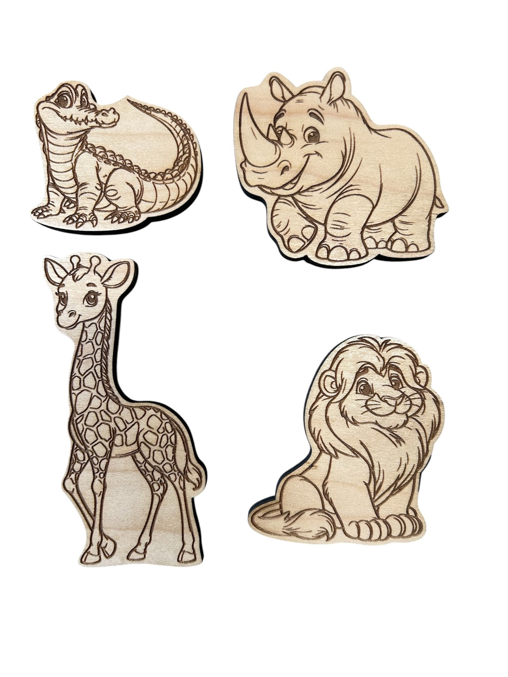 Wild Creatures Wooden Puzzle
