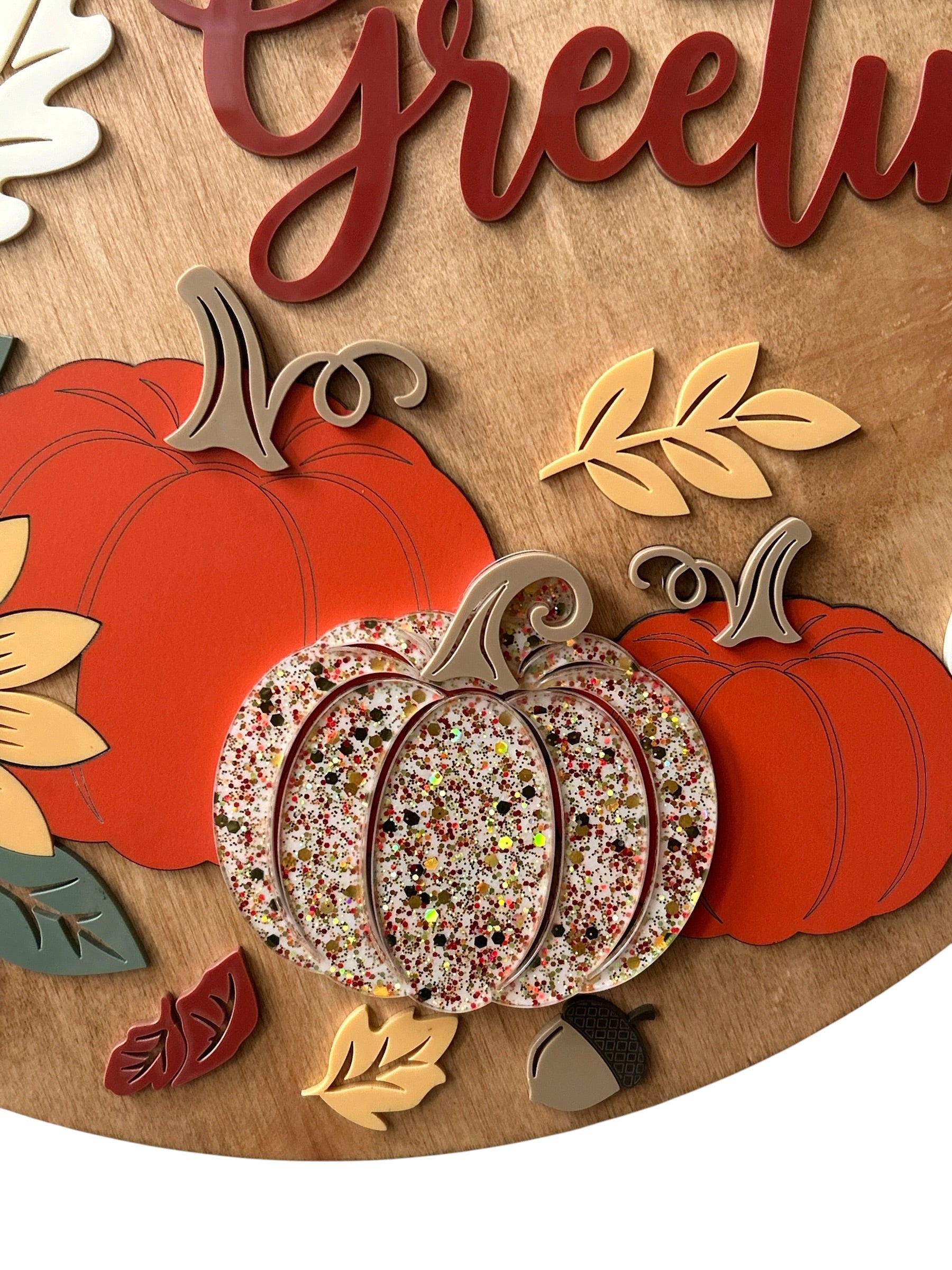 Autumn Greetings Door Hanger