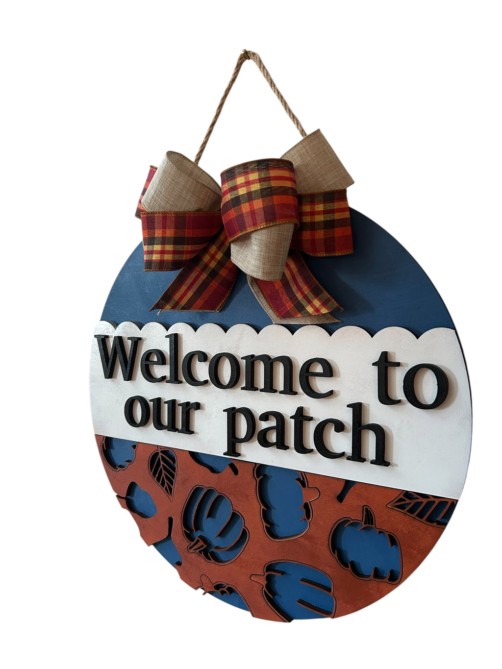 Welcome to Our Patch Door Hanger