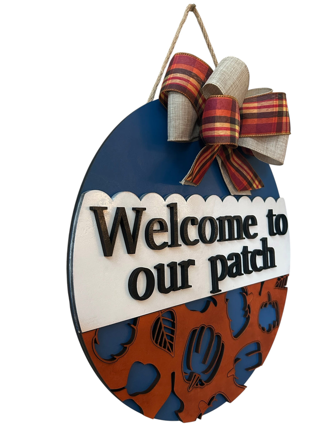 Welcome to Our Patch Door Hanger