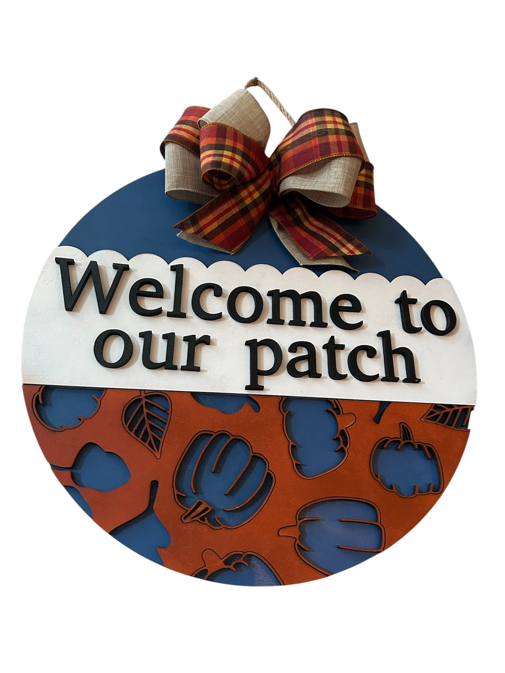 Welcome to Our Patch Door Hanger