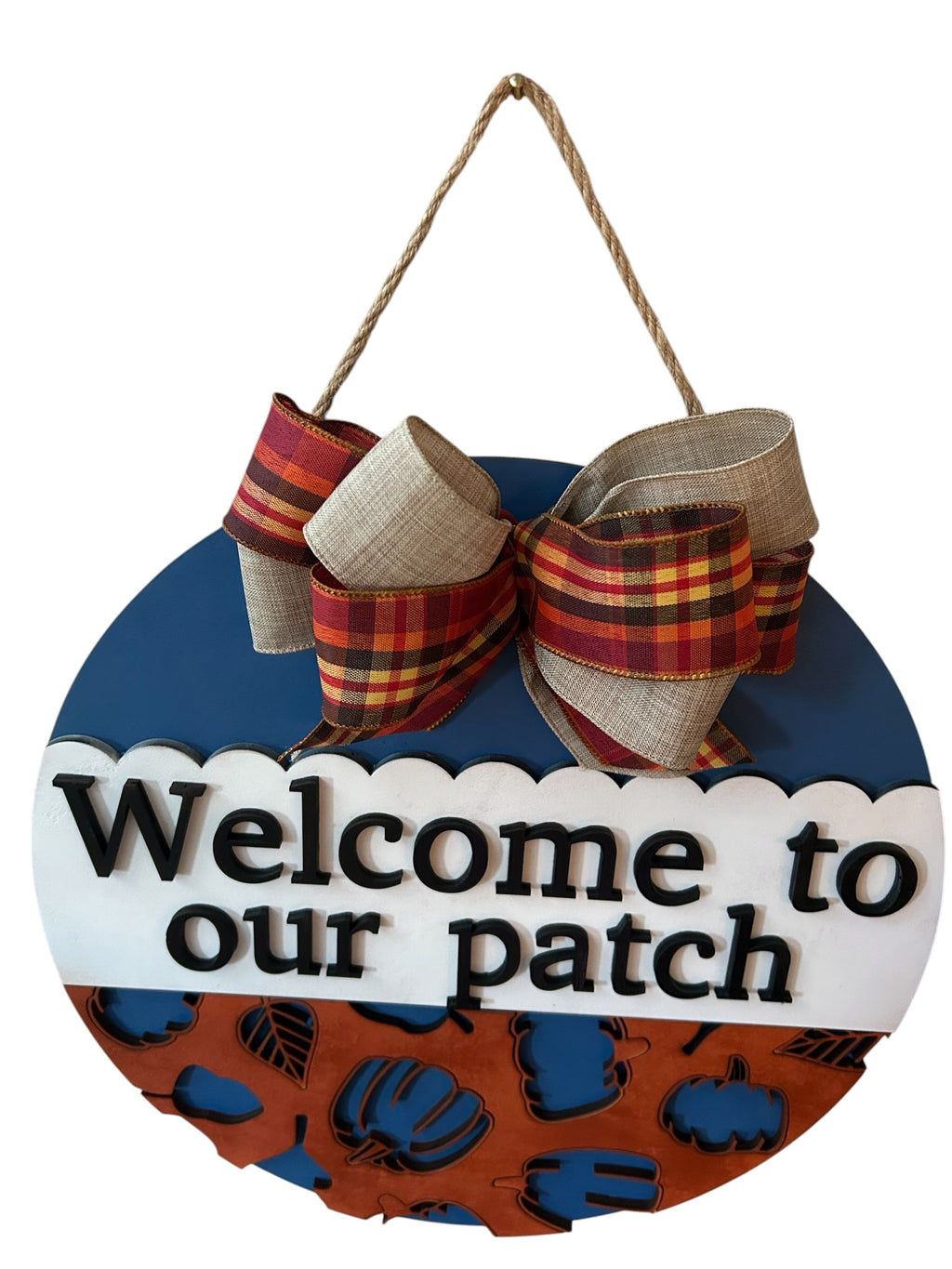 Welcome to Our Patch Door Hanger