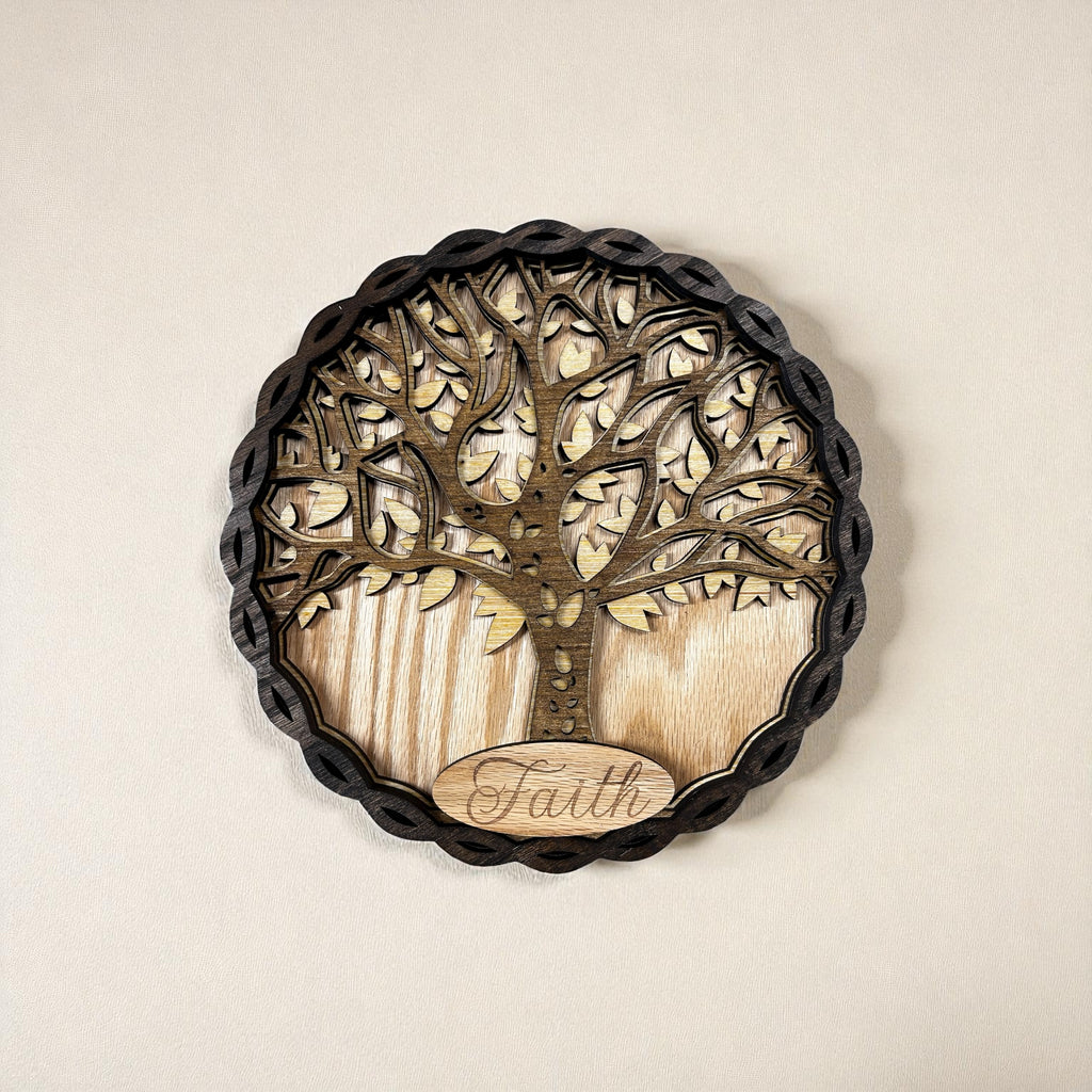 Additional view of multilayer Tree of Life art