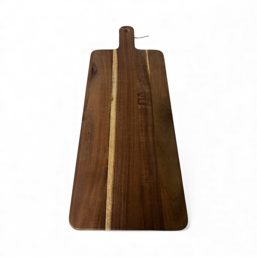 Custom Laser Engraved Acacia Wood Cutting Board 7x20"