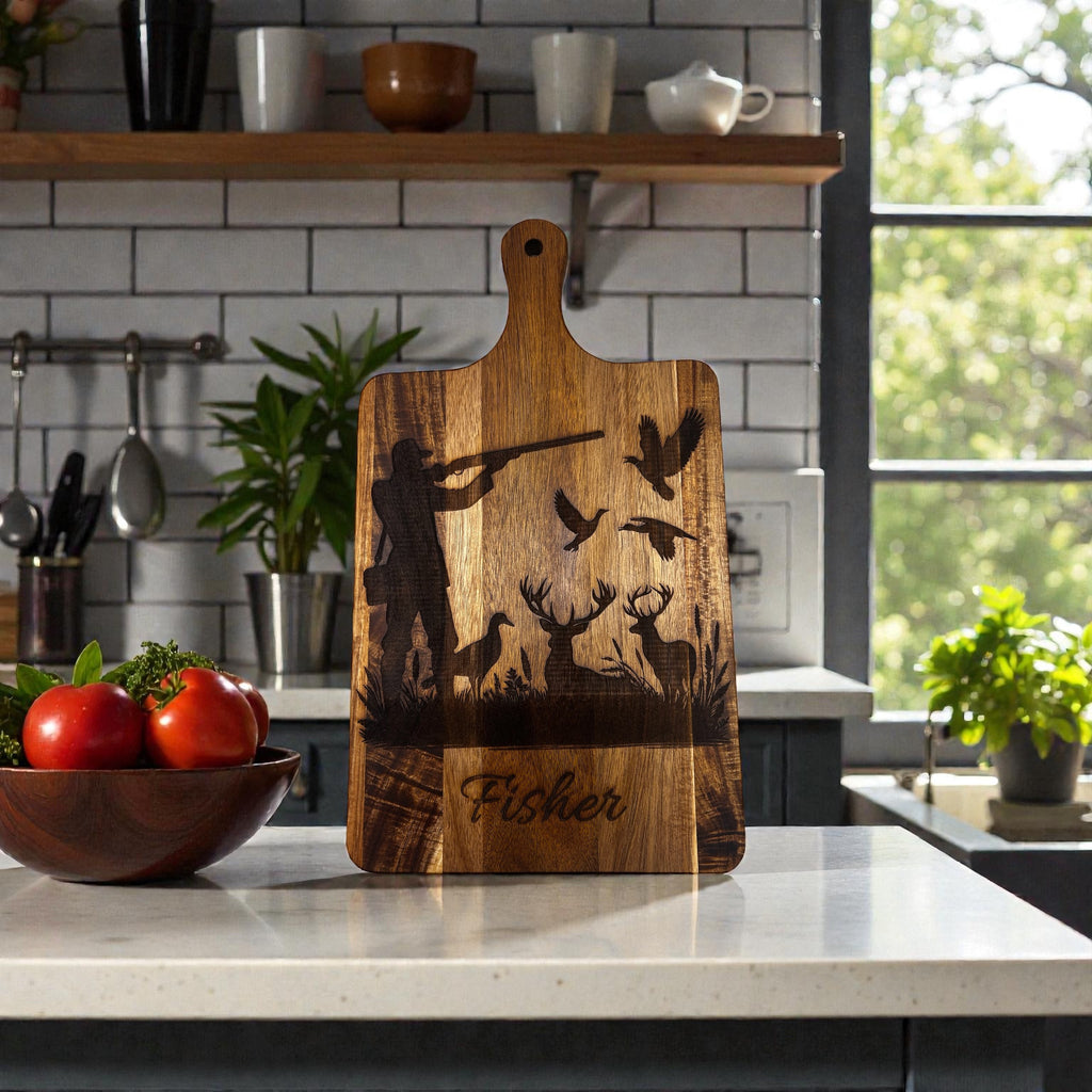 Personalized Acacia Wood Cutting Board