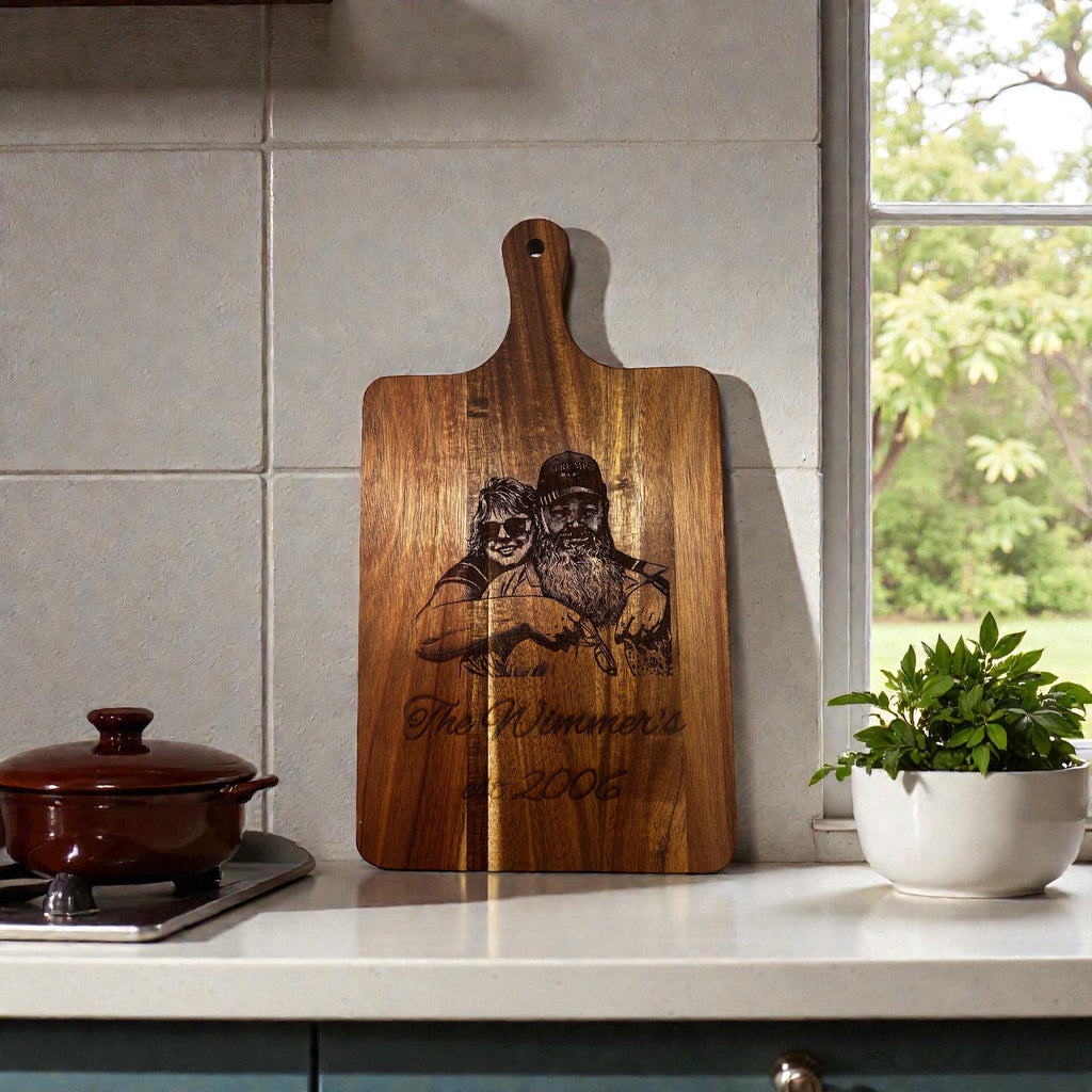 Personalized Acacia Wood Cutting Board