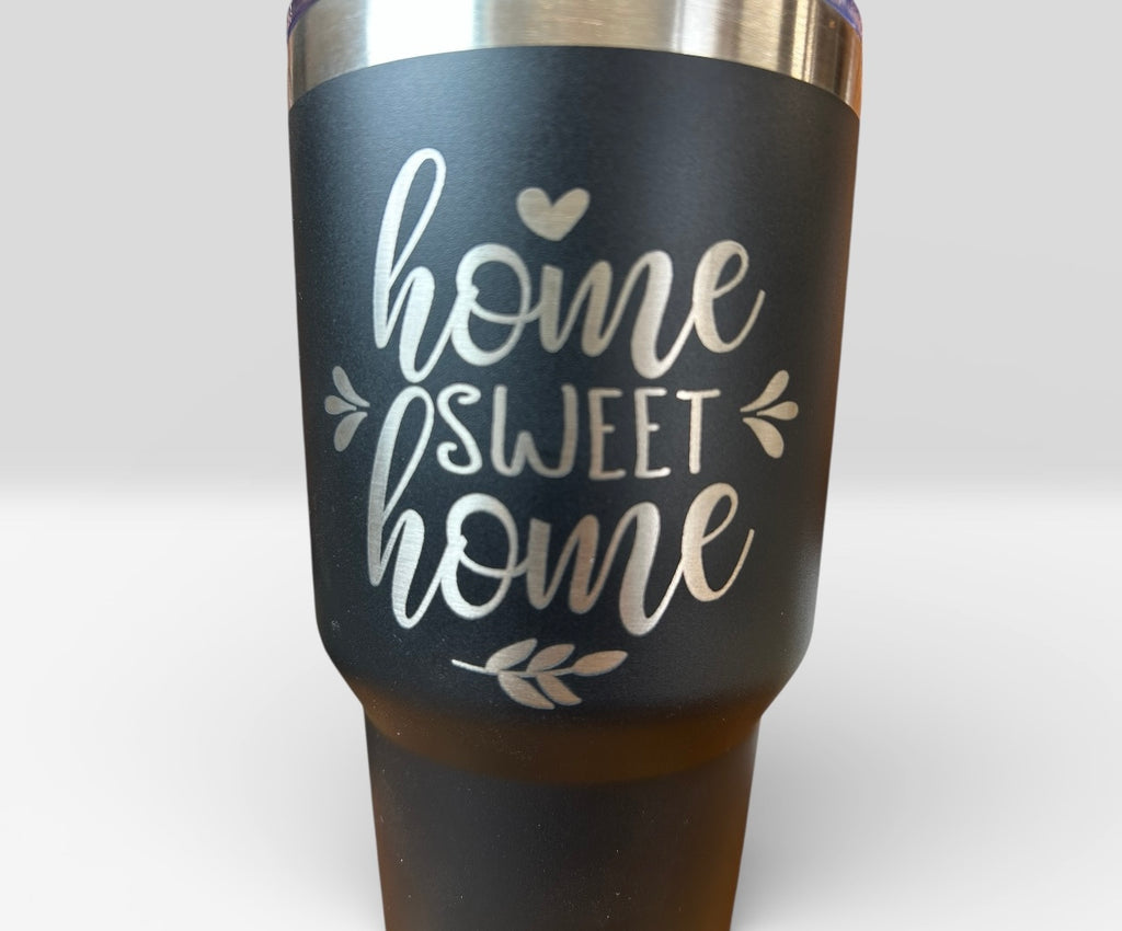 Custom Laser-Engraved Stainless Steel 30oz Tumbler