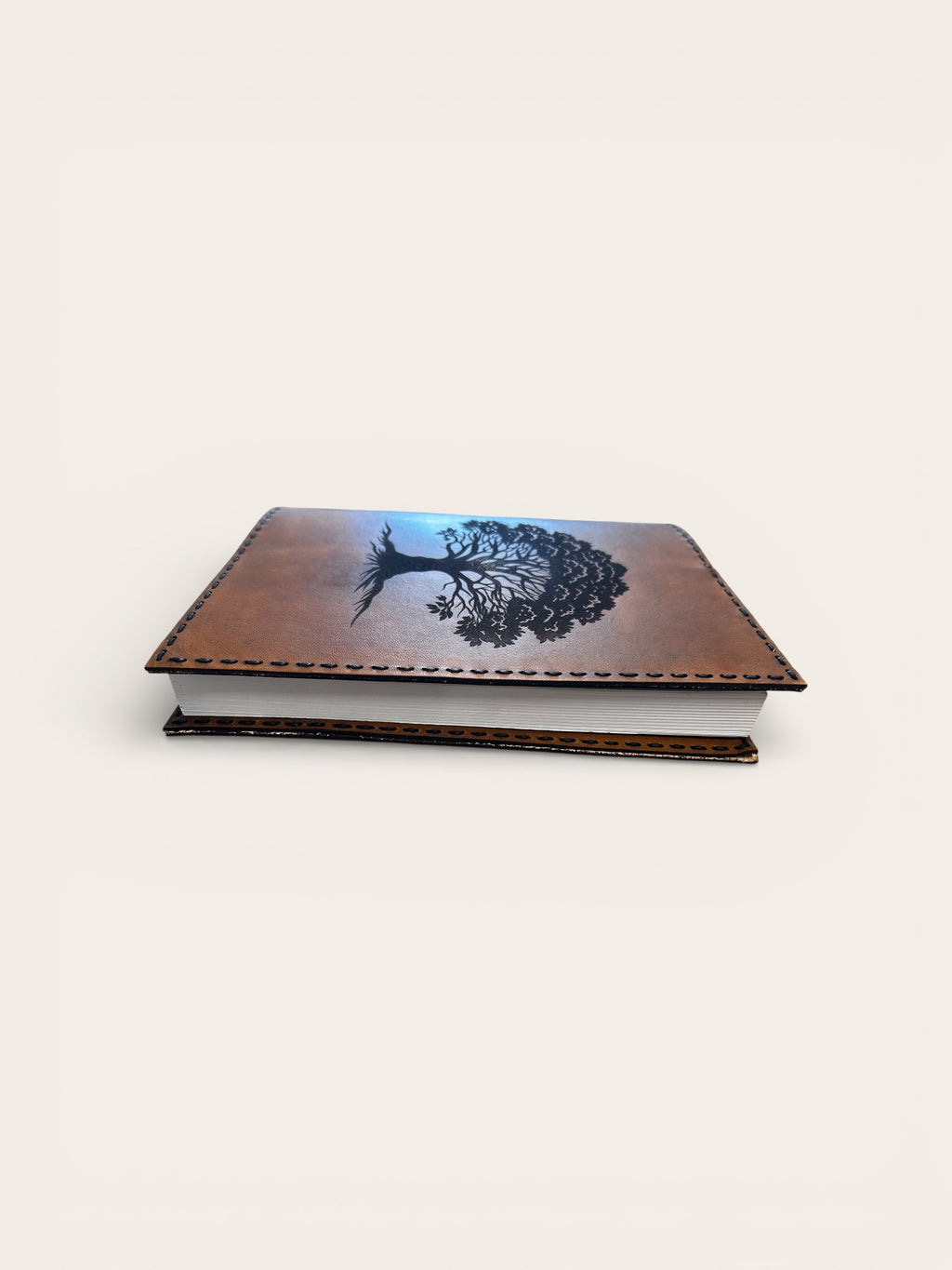 Custom Laser-Engraved Leather Journal