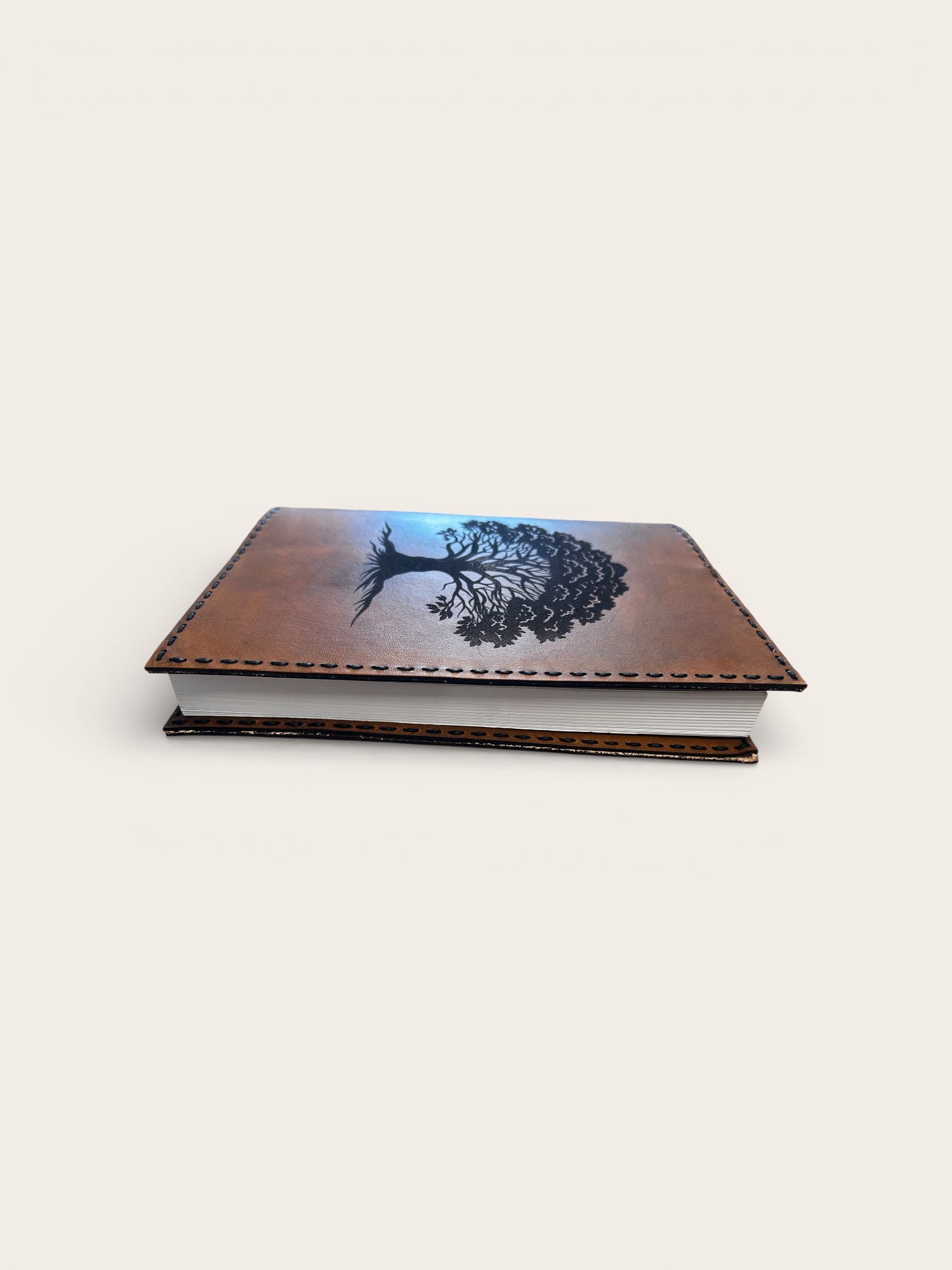 Custom Laser-Engraved Leather Journal