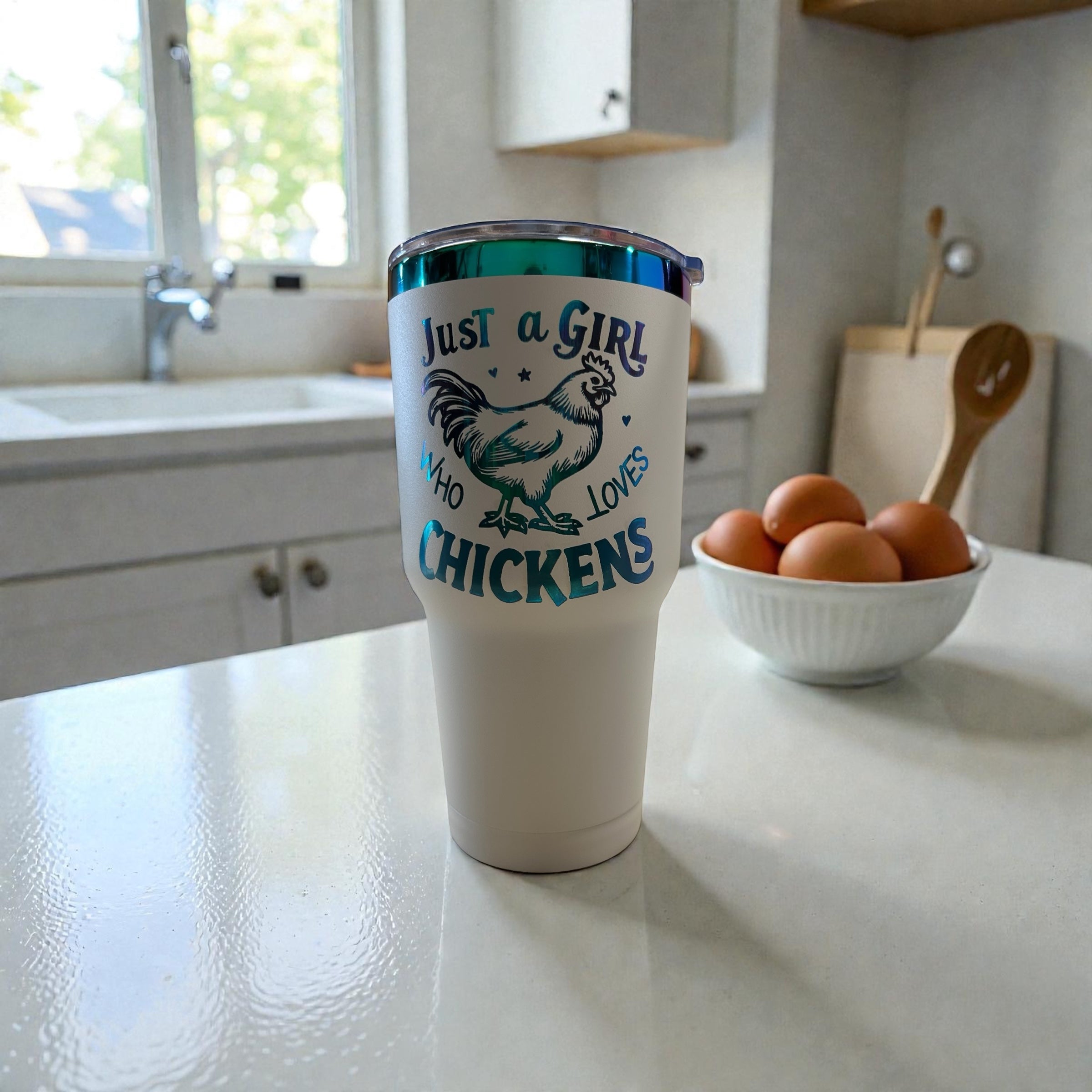 Rainbow Plated Tumbler – 30oz