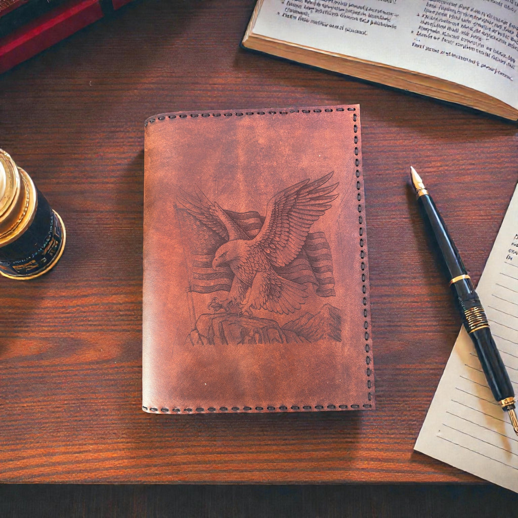 Custom Laser-Engraved Leather Journal