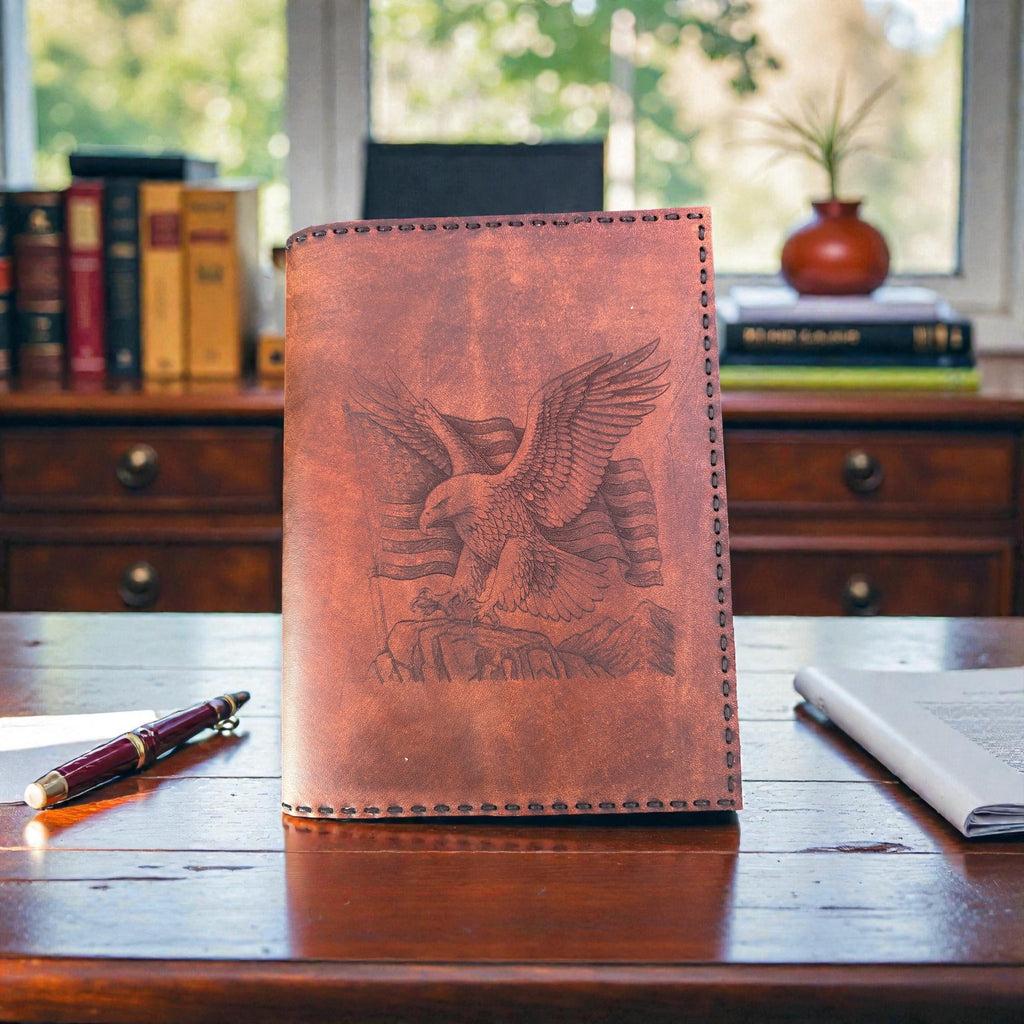 Custom Laser-Engraved Leather Journal