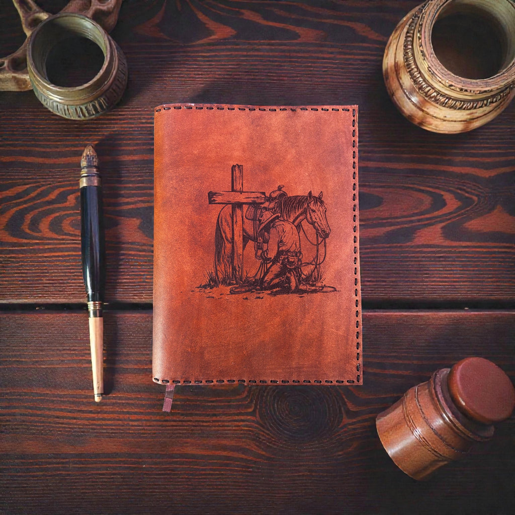 Custom Laser-Engraved Leather Journal