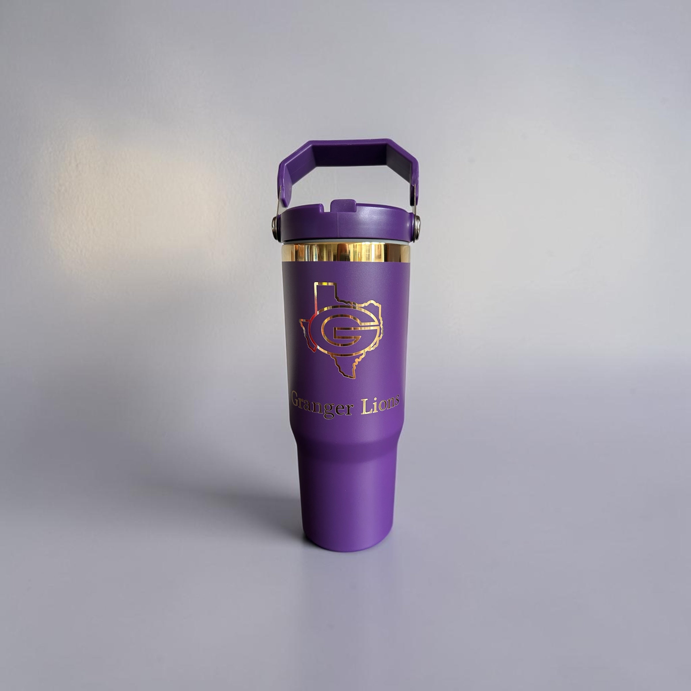 School Spirit- Gold Plated Stainless steel Tumbler