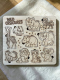 Wild Creatures Wooden Puzzle