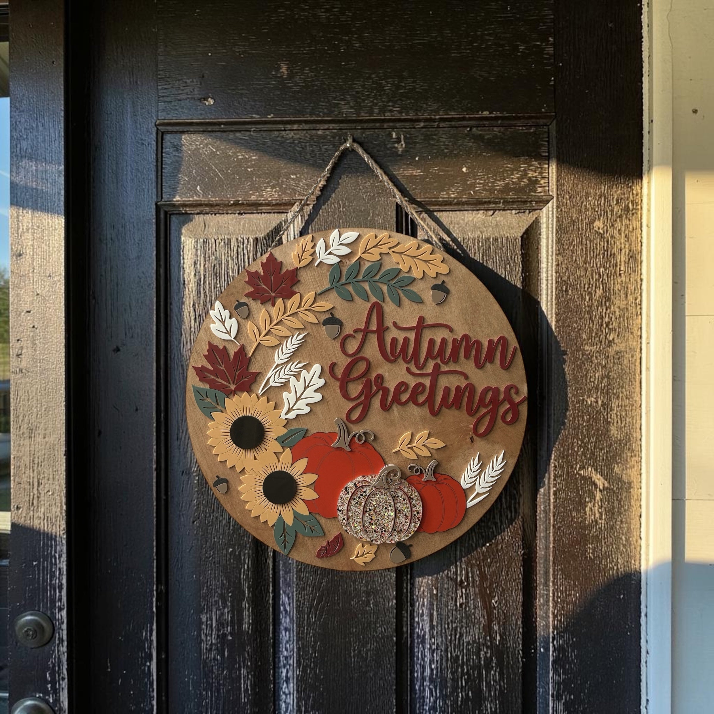 Autumn Greetings Door Hanger