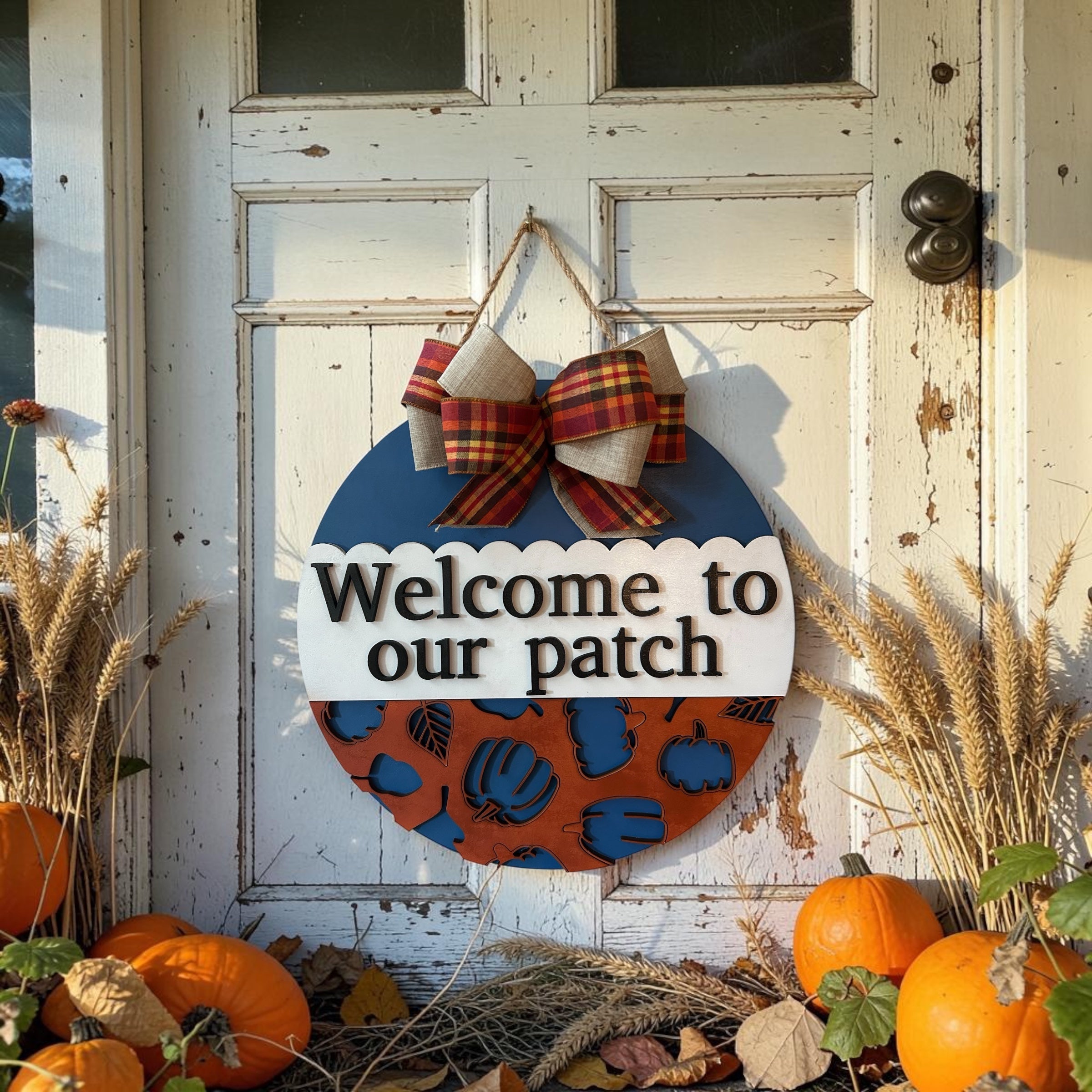 Welcome to Our Patch Door Hanger