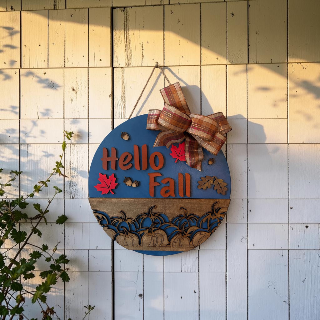 Hello Fall Door Hanger