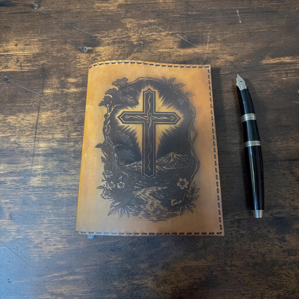 Custom Laser-Engraved Leather Journal