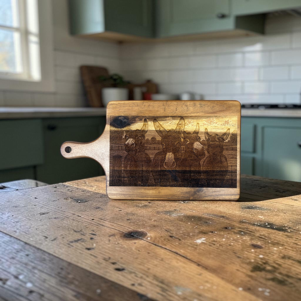 Personalized Acacia Wood Cutting Board
