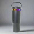 30oz Rainbow Plated Tumbler – Laser Engravable