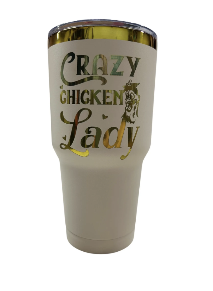 Rainbow Plated Tumbler – 30oz
