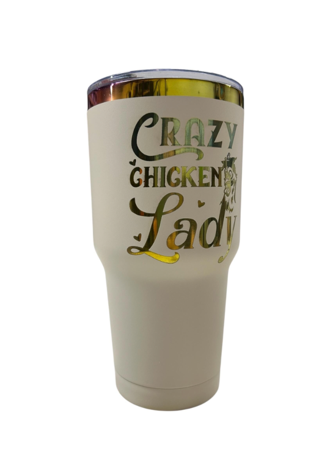 Rainbow Plated Tumbler – 30oz