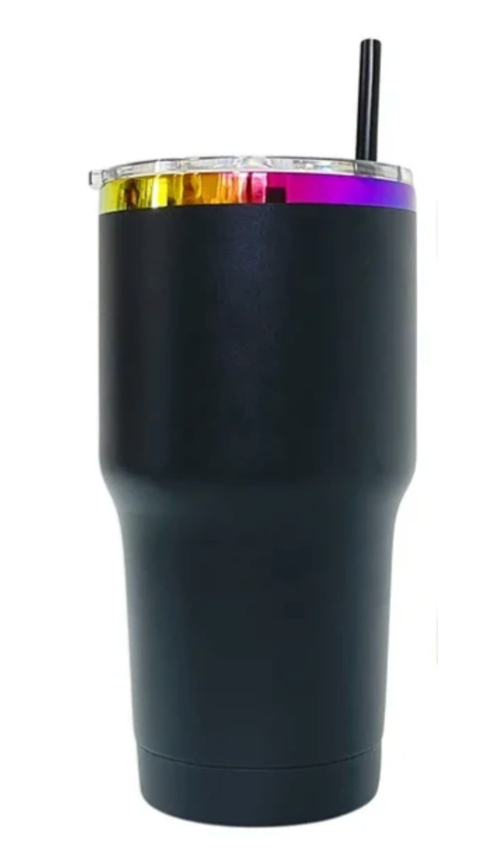 Rainbow Plated Tumbler – 30oz