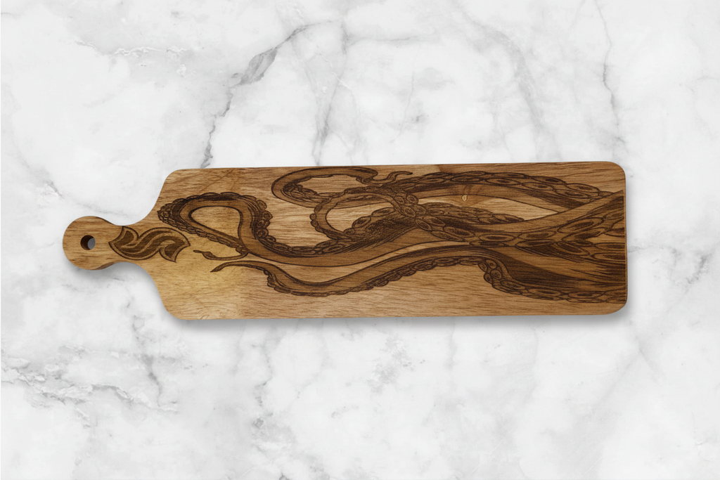 Cutting Board Horizontal Marble Background