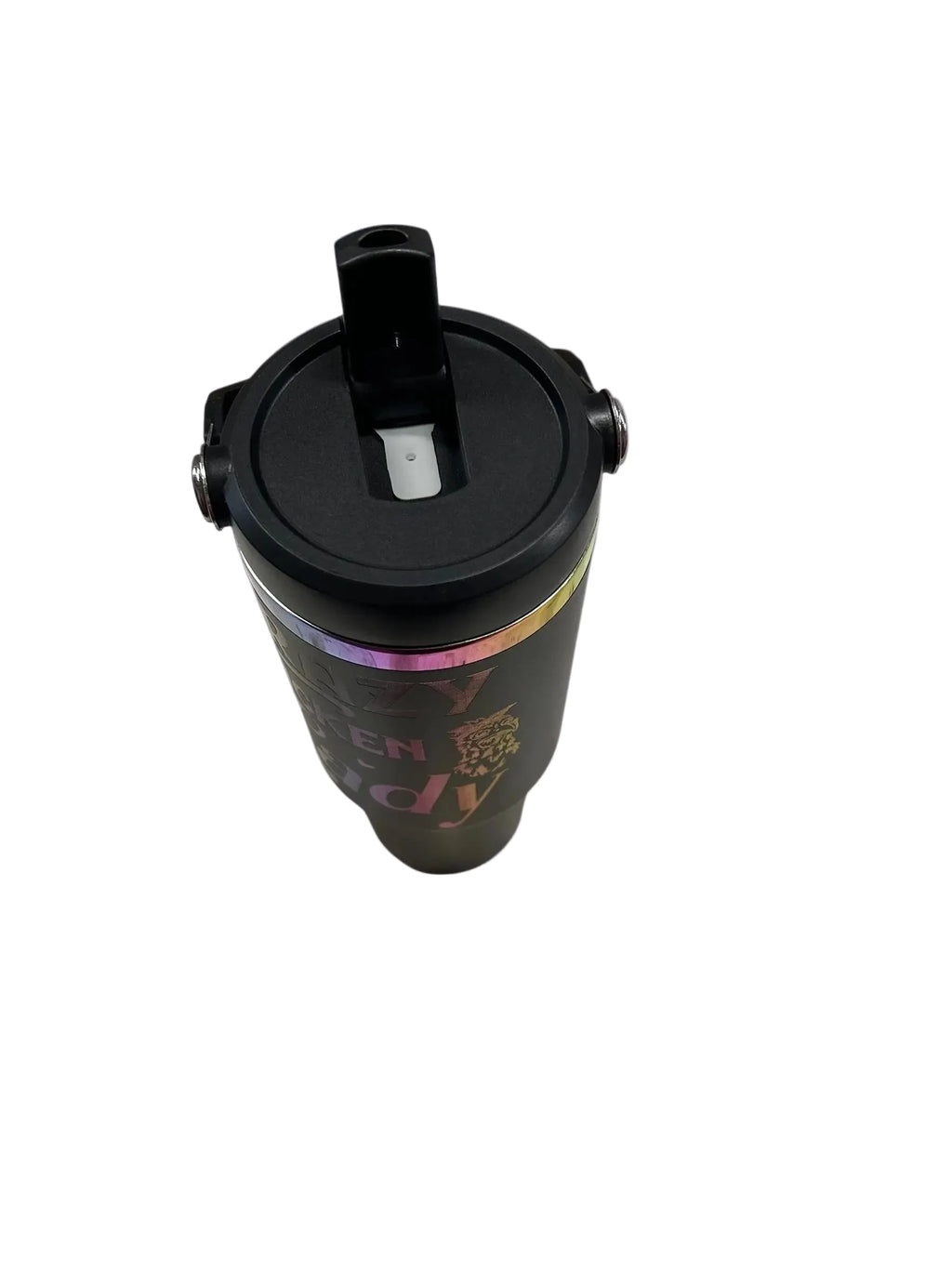 30oz Rainbow Plated Tumbler – Laser Engravable